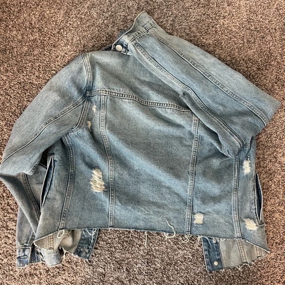 Distressed Jean Jacket - Picture 3 of 5